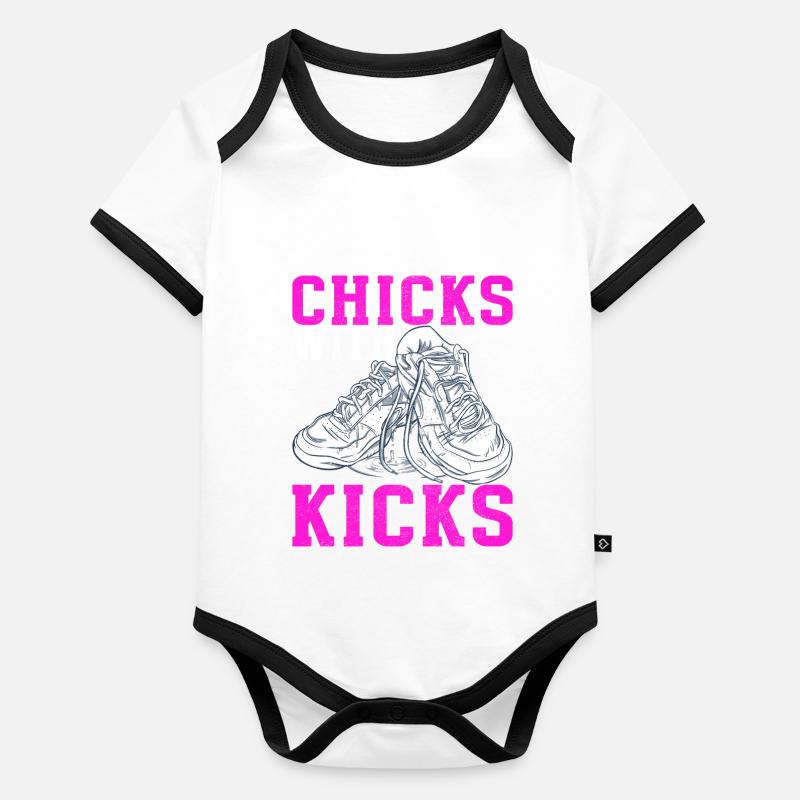 Sneakerhead Sneaker Collector Baby Bio-Kurzarm-Kontrastbody