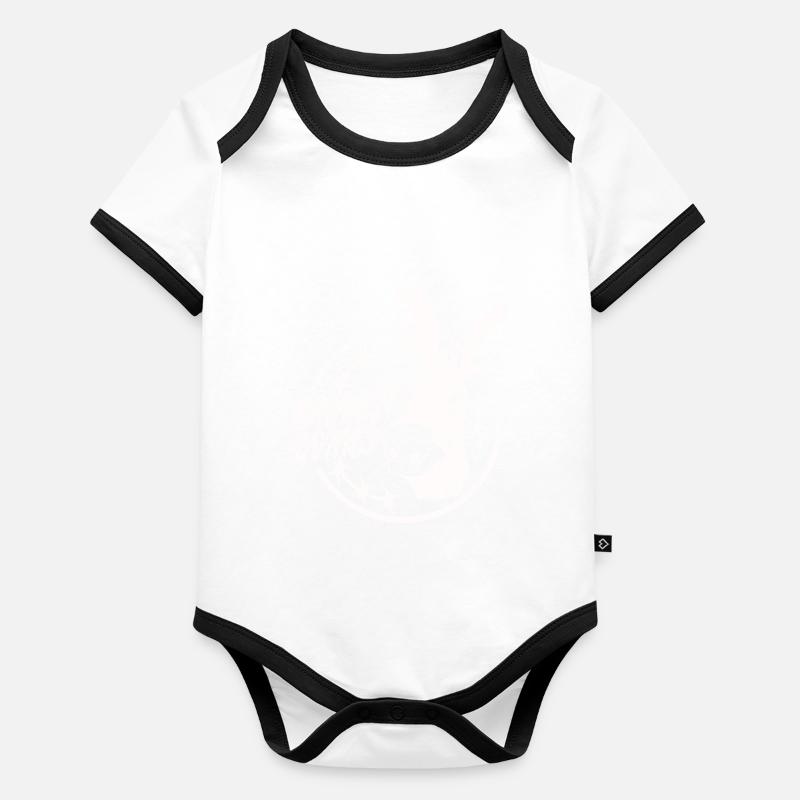 The worst donkey Organic Baby Contrasting Bodysuit