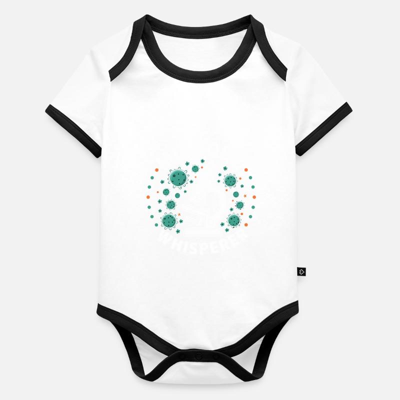 Microbiologiste Microbiologie Laboratoire Biologie des staphylocoques Body Bébé bio contrasté manches courtes