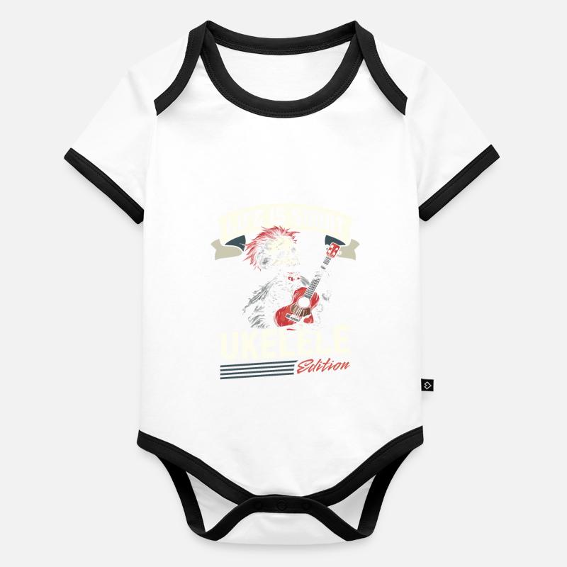 Ukulélé Body Bébé bio contrasté manches courtes