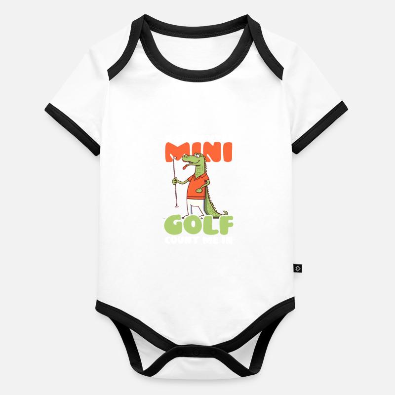 Il s’agit d’un minigolf dans lequel vous comptez Body Bébé bio contrasté manches courtes