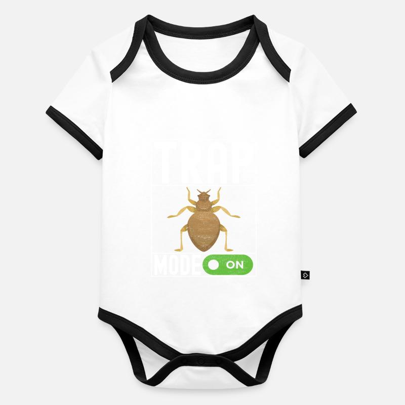 Pest Control Exterminators Organic Baby Contrasting Bodysuit