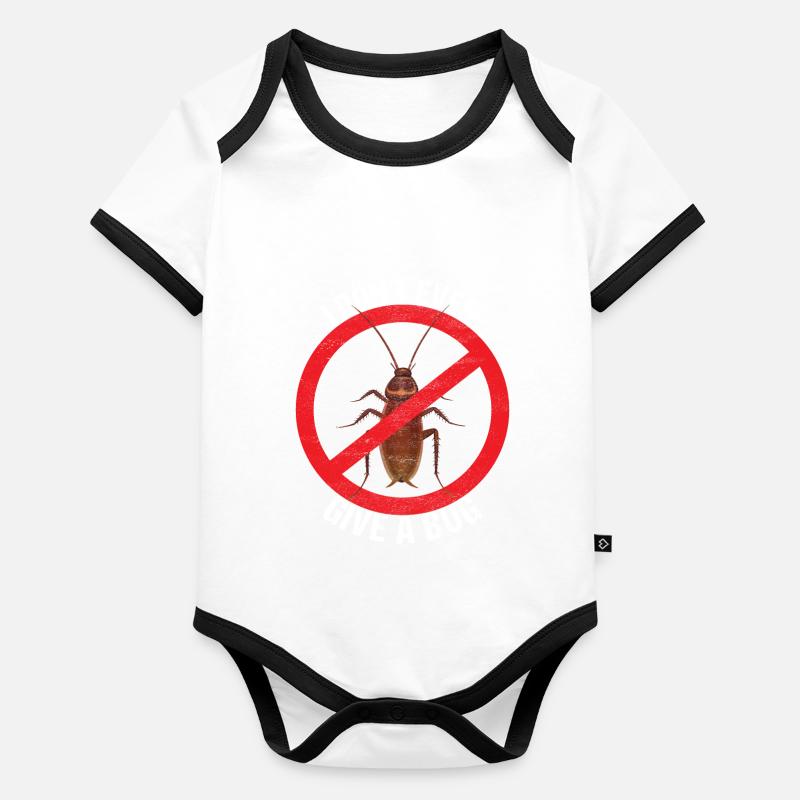 Exterminateur de lutte antiparasitaire Body Bébé bio contrasté manches courtes