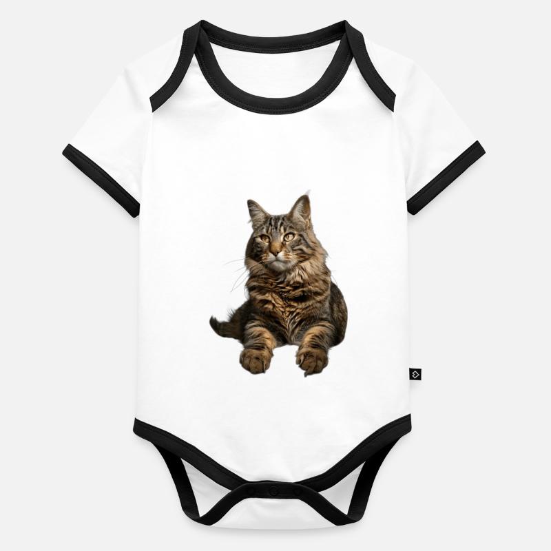 American Bobtail Organic Baby Contrasting Bodysuit