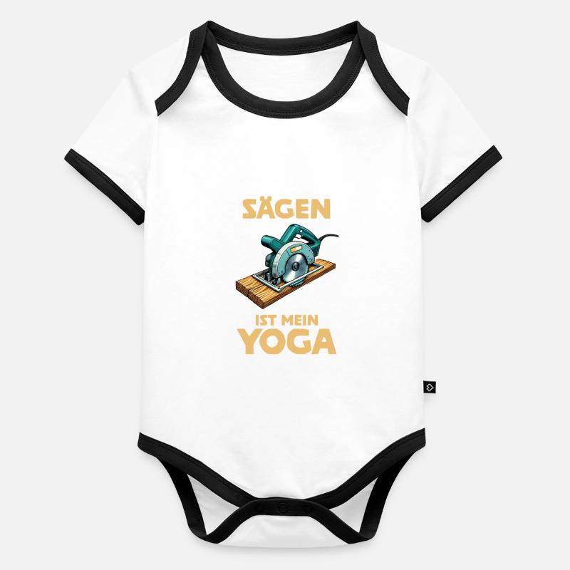 Carpenter I Carpenter Master Motif for Carpenter Organic Baby Contrasting Bodysuit