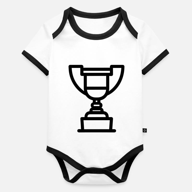 trophy Organic Baby Contrasting Bodysuit