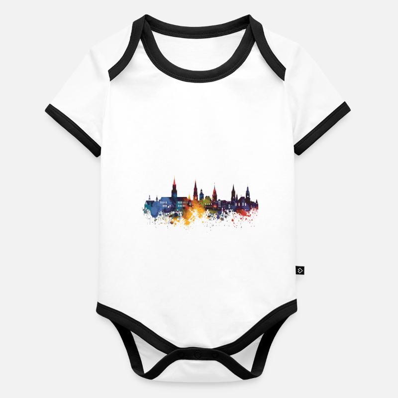 Neustadt an der Weinstraße Organic Baby Contrasting Bodysuit