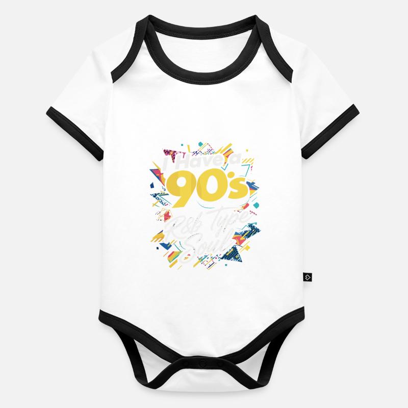 Ich Habe Eine 90s R&B Type Soul Baby Bio-Kurzarm-Kontrastbody