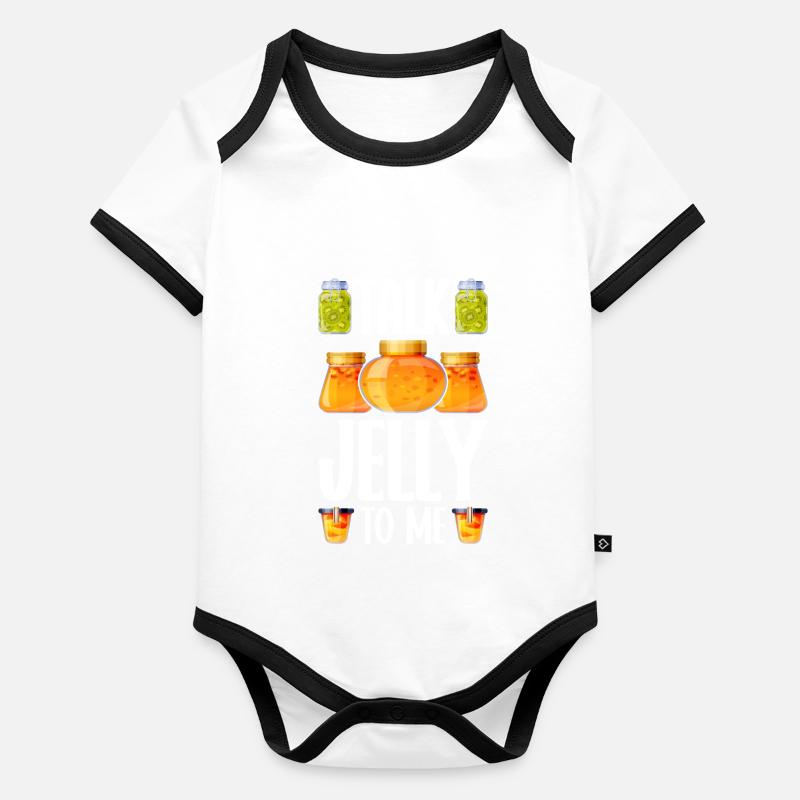 Mise en conserve Mise en conserve Body Bébé bio contrasté manches courtes