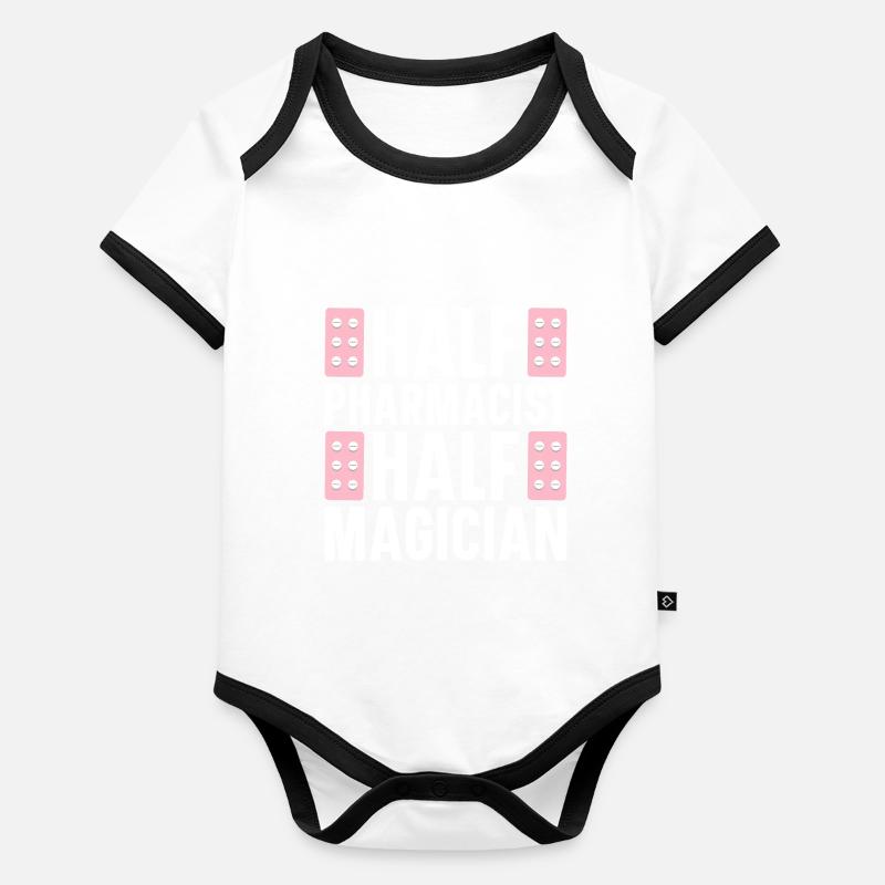 Pharmaceutical Assistant Pharmacy Technician Organic Baby Contrasting Bodysuit