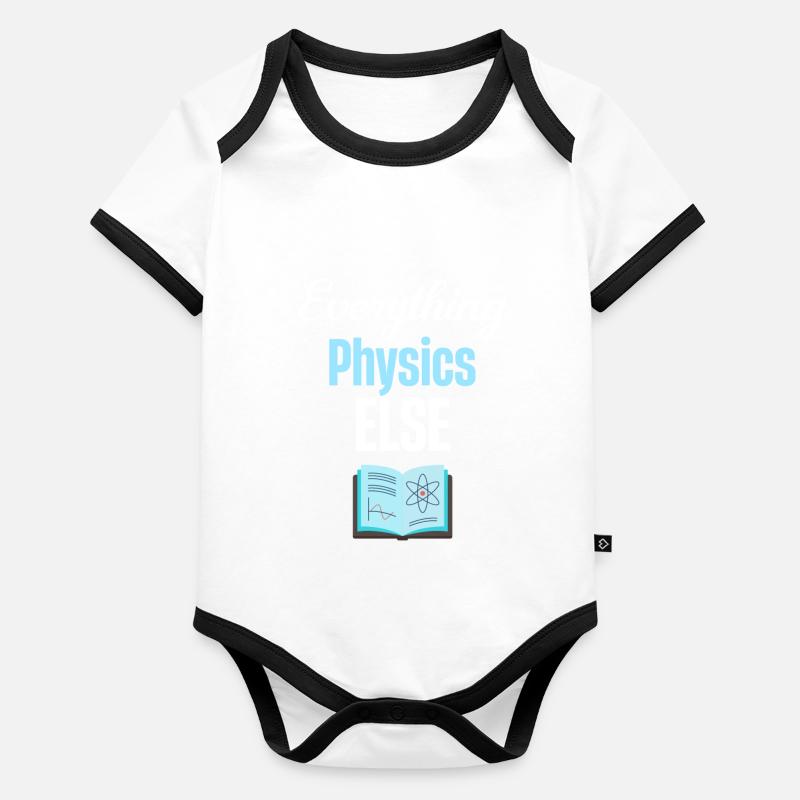 Everything Else Physics Professor Chemistry Periodic Geeks Organic Baby Contrasting Bodysuit