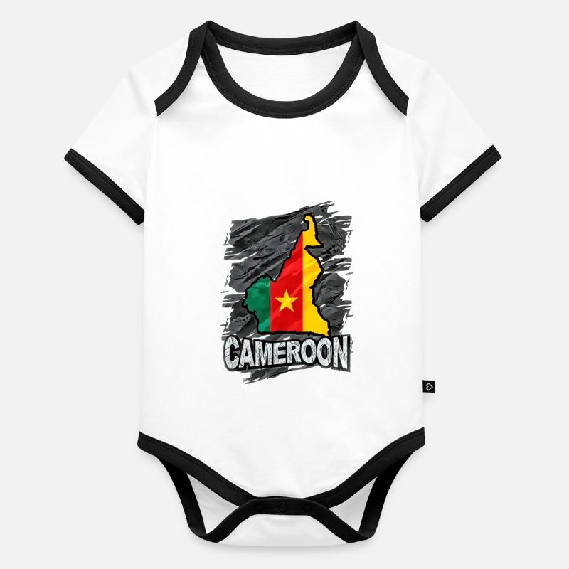 Cameroon Organic Baby Contrasting Bodysuit