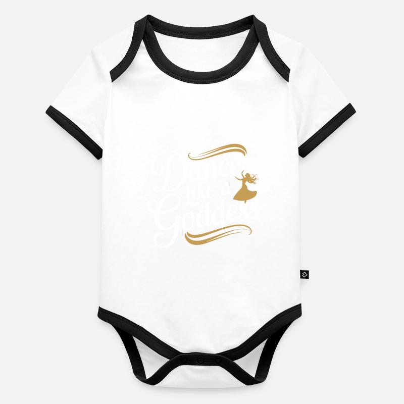 Rhythmic movements in oriental dance: Organic Baby Contrasting Bodysuit