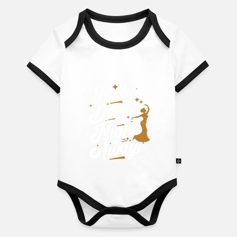 Rhythmic movements in oriental dance: Organic Baby Contrasting Bodysuit