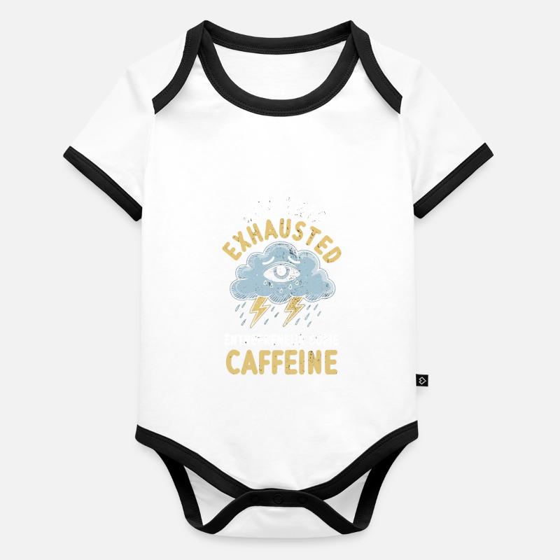 Exhaustion and burnout in overworkers Organic Baby Contrasting Bodysuit