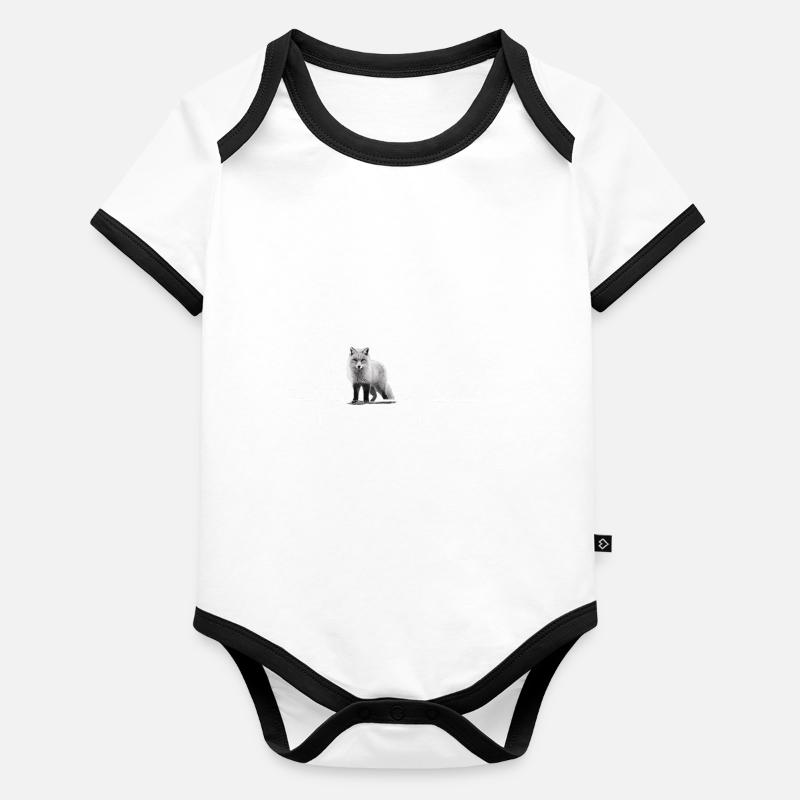 Polar fox Organic Baby Contrasting Bodysuit