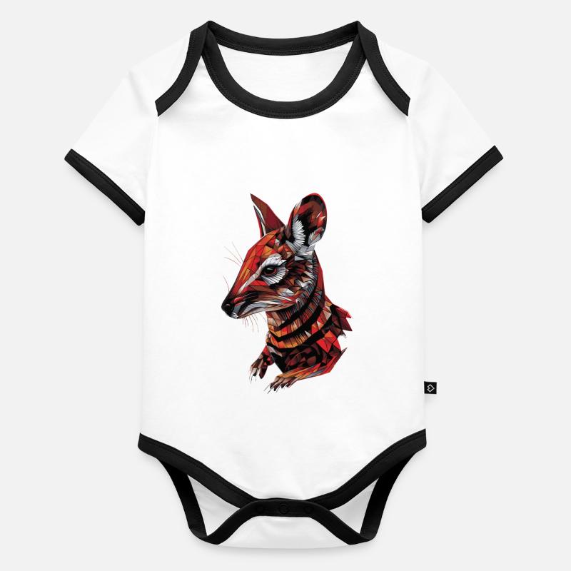 Tranquilizer Bomber Organic Baby Contrasting Bodysuit