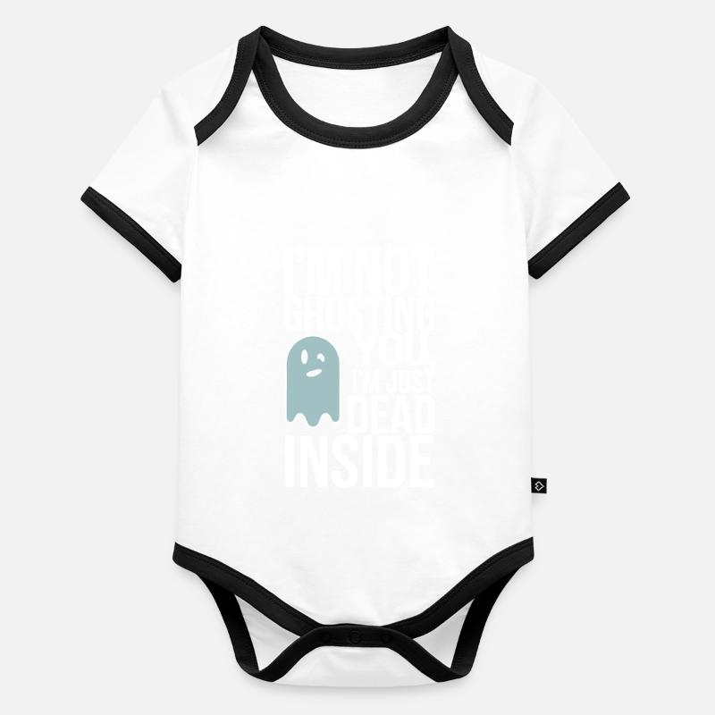 Introversion Alternative Style Emotional Organic Baby Contrasting Bodysuit