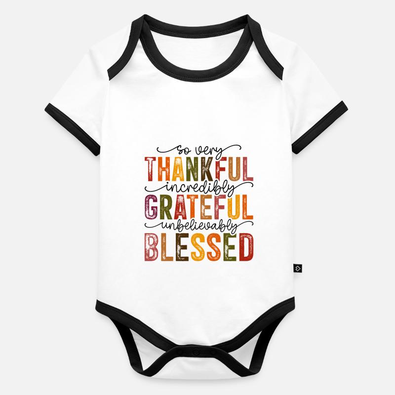 1 01 Organic Baby Contrasting Bodysuit