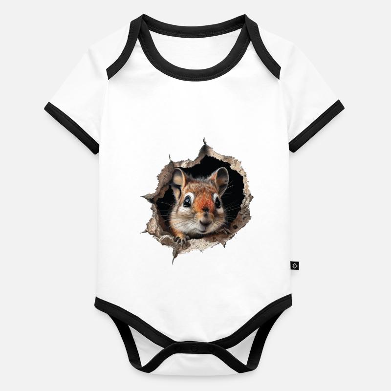 Tranquilizer Bomber Organic Baby Contrasting Bodysuit