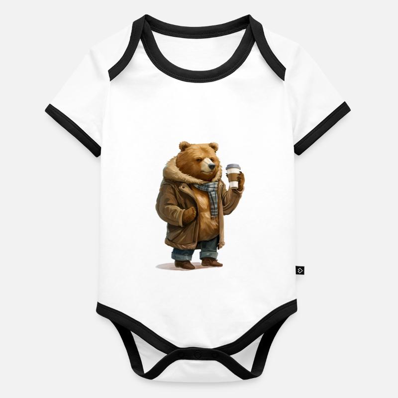 Carry Organic Baby Contrasting Bodysuit