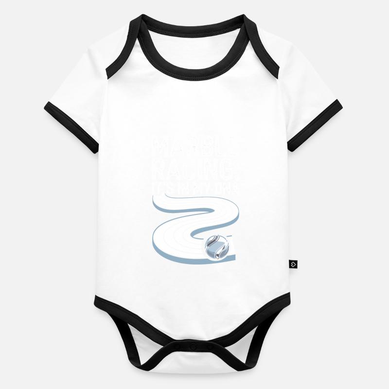 Thrilling Marble Racing Adventures for Enthusiasts Organic Baby Contrasting Bodysuit