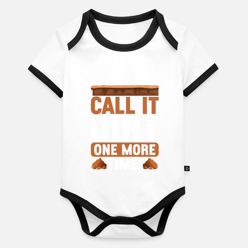 Bodenwissenschaftler Science du sol Body Bébé bio contrasté manches courtes