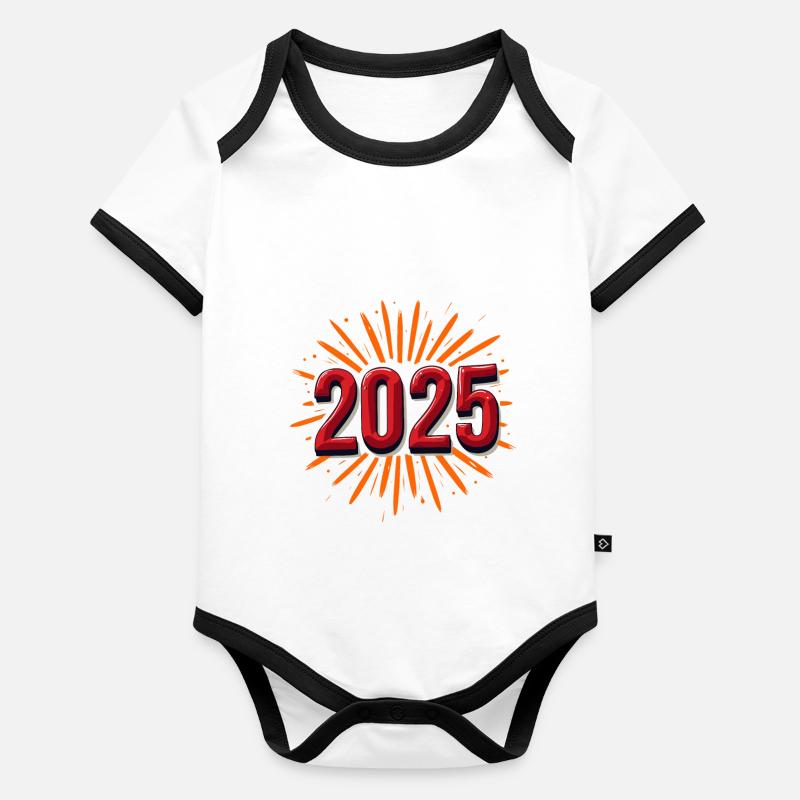 2025 Organic Baby Contrasting Bodysuit