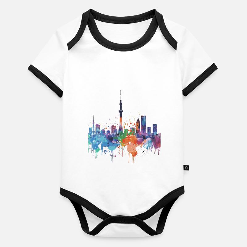 Hamamatsu Organic Baby Contrasting Bodysuit