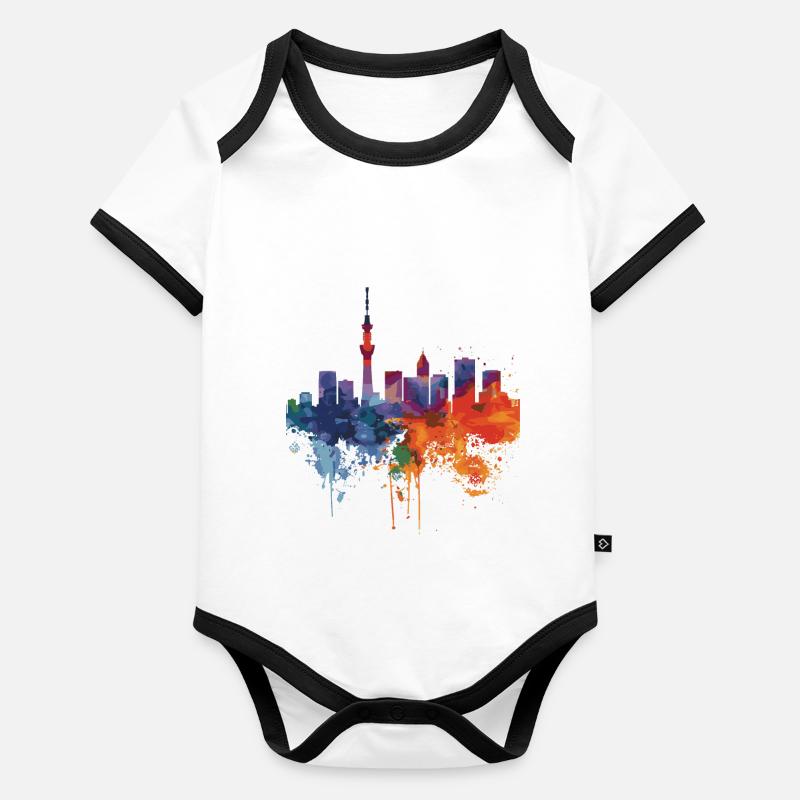 Noda Organic Baby Contrasting Bodysuit
