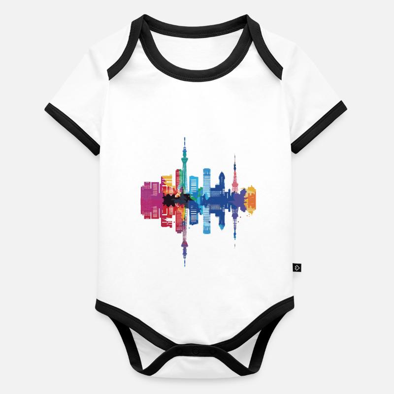 Utsunomiya Organic Baby Contrasting Bodysuit