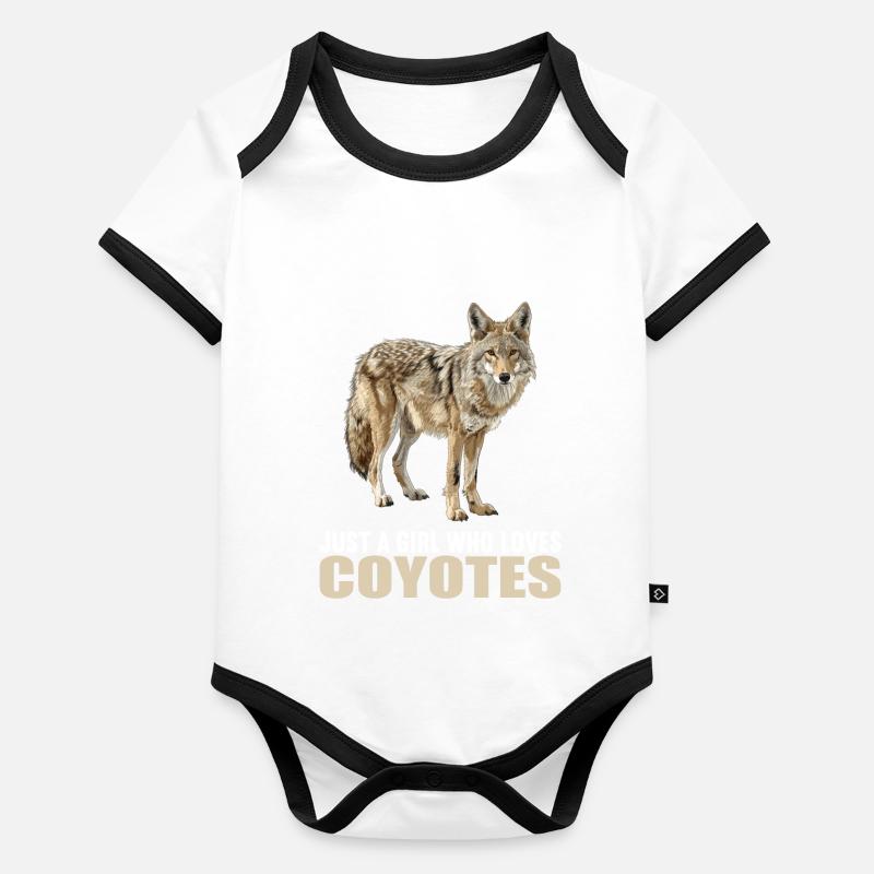 Coyotes Coyote Body Bébé bio contrasté manches courtes
