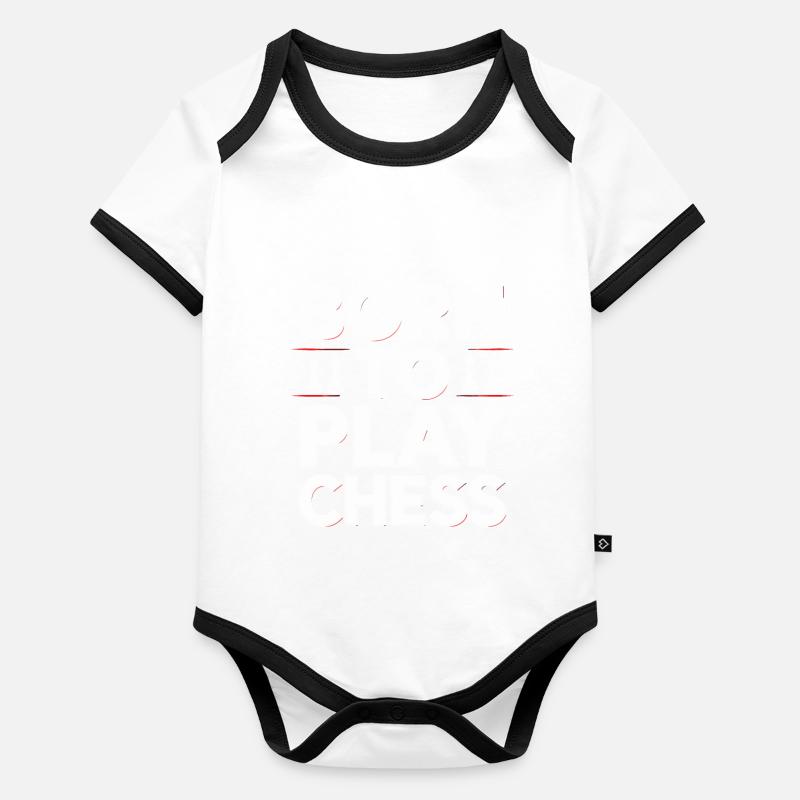 Chess Revival Movement Chess Lover Strategic Baby Bio-Kurzarm-Kontrastbody