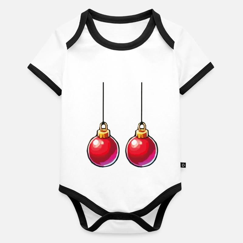 Bagatelle Body Bébé bio contrasté manches courtes