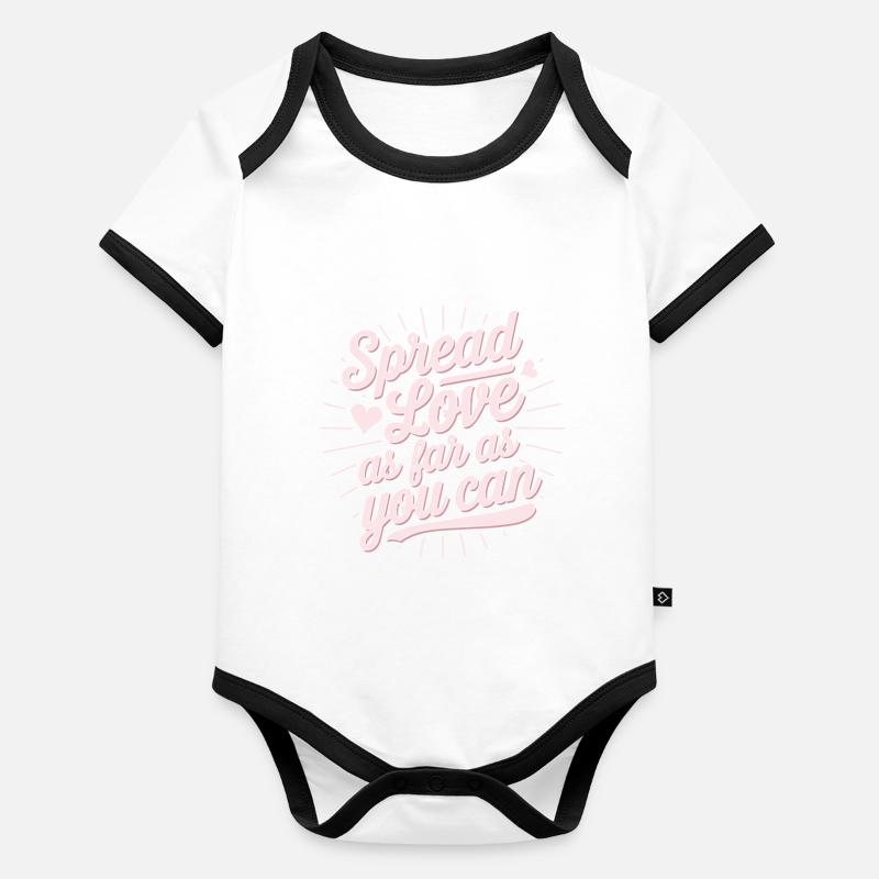 Emotional Intelligence Empathy Advocate Mindful Organic Baby Contrasting Bodysuit