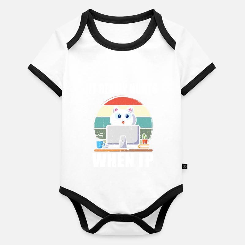 IT Geek, PC Accessories Storage Devices Evolution Organic Baby Contrasting Bodysuit