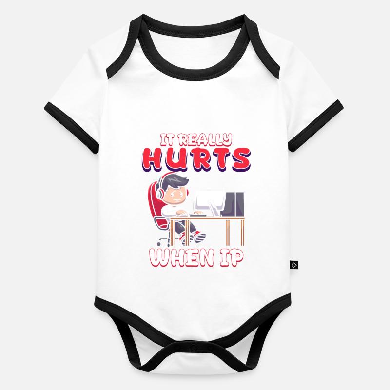 IT Geek, PC Accessories Storage Devices Evolution Organic Baby Contrasting Bodysuit