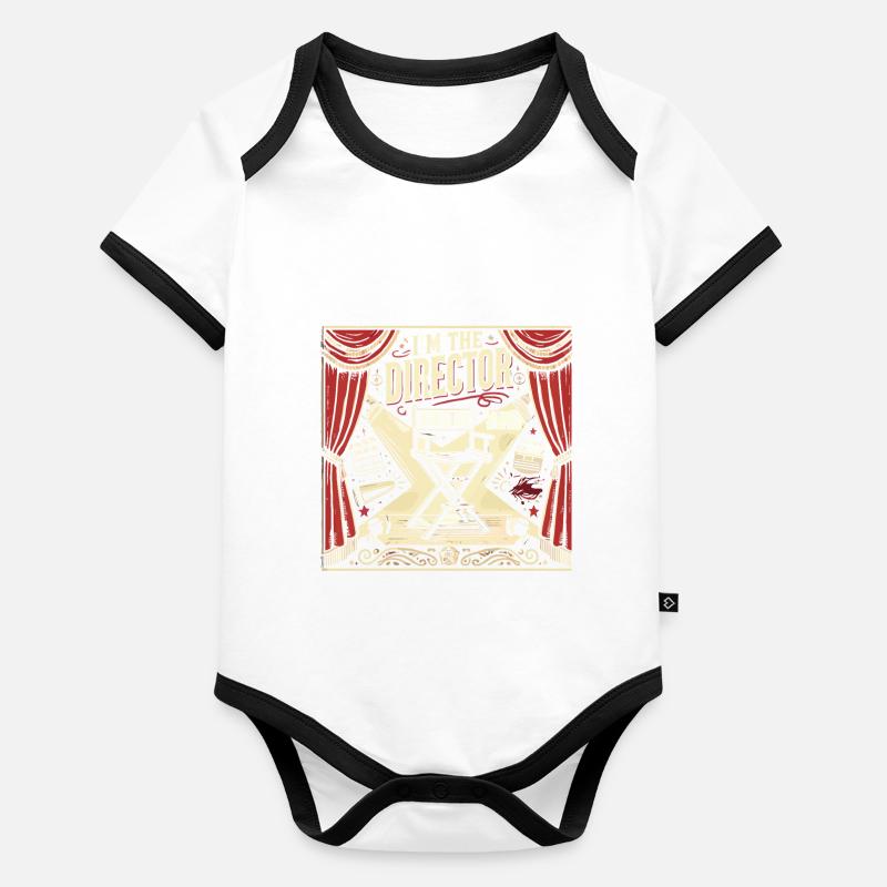 Ich bin der Regisseur, ich bestimme, wo es Baby Bio-Kurzarm-Kontrastbody