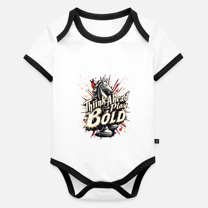 Chess Tacticians Strategy Masters Tactical Baby Bio-Kurzarm-Kontrastbody