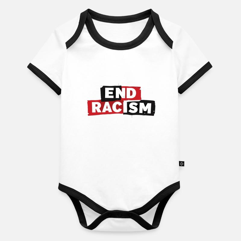 Anti-Racism, Equality & Diversity Organic Baby Contrasting Bodysuit