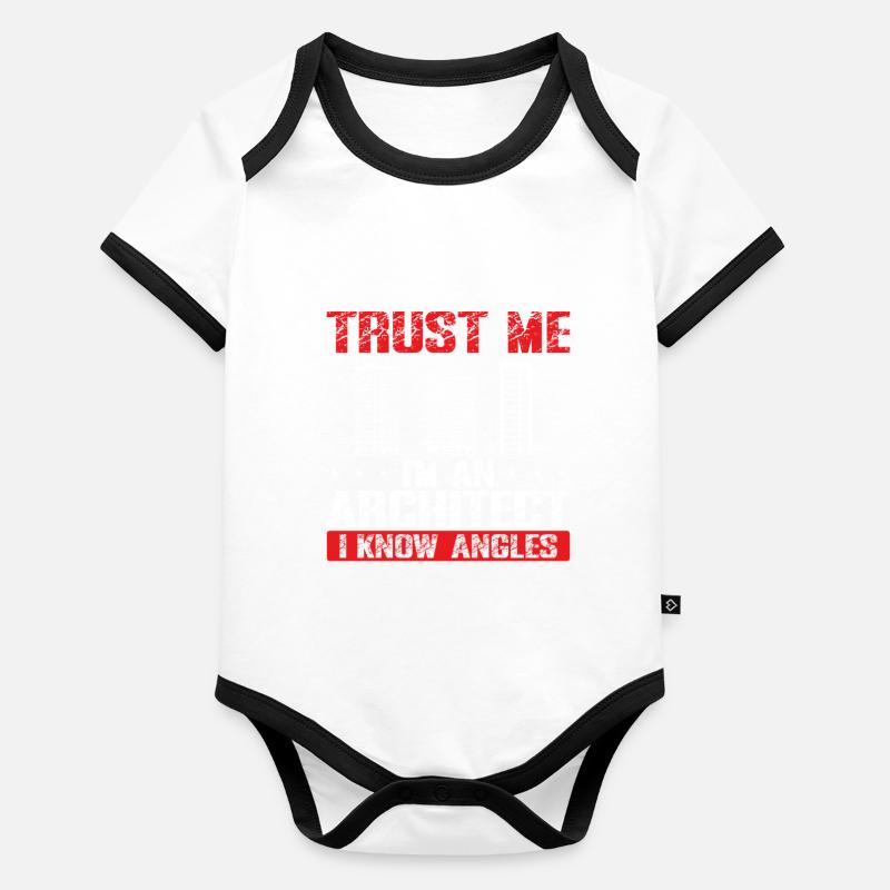 Architect Architecture Gift Architecture Student Organic Baby Contrasting Bodysuit