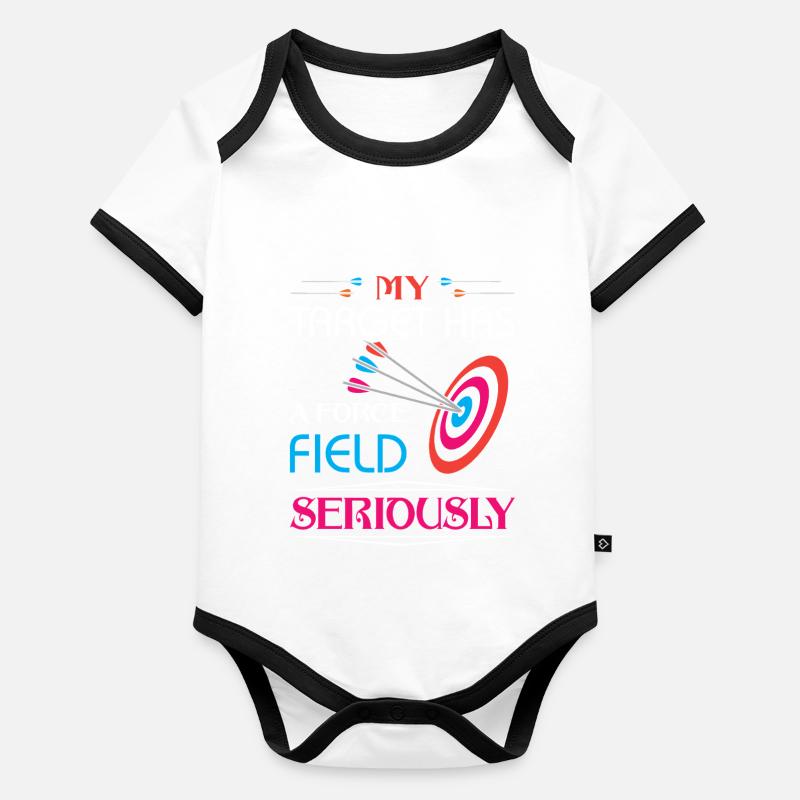 Bogenschießen Bogenschütze Baby Bio-Kurzarm-Kontrastbody