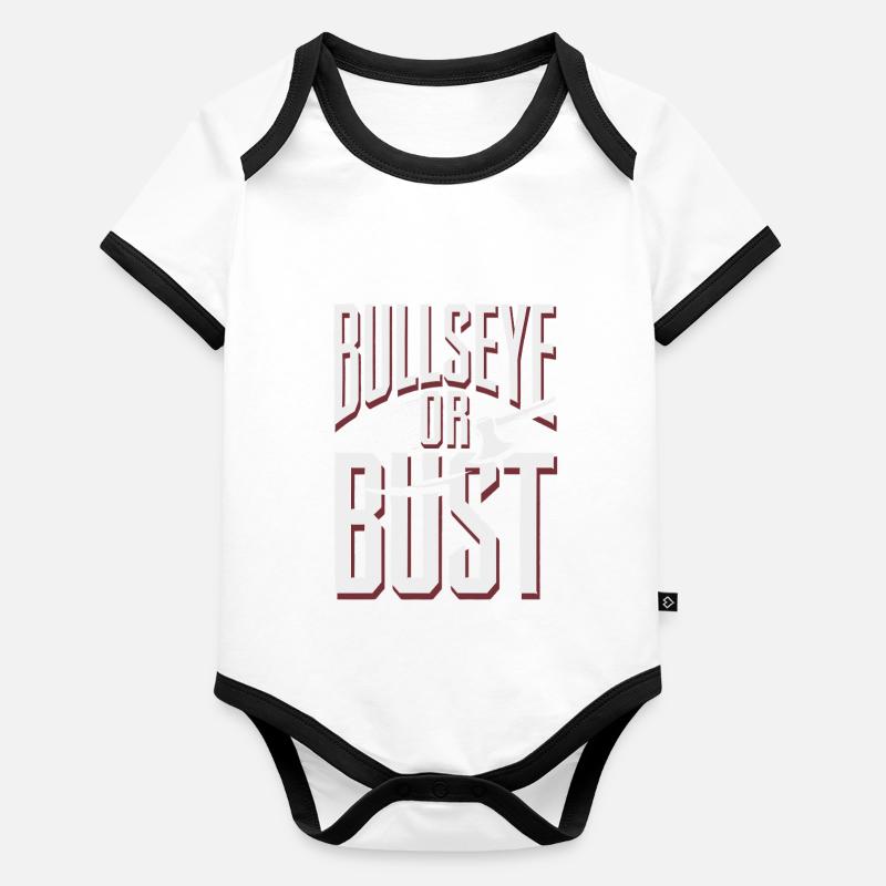 Lancer de hache Cible Pratique Bûcheron Sport Body Bébé bio contrasté manches courtes
