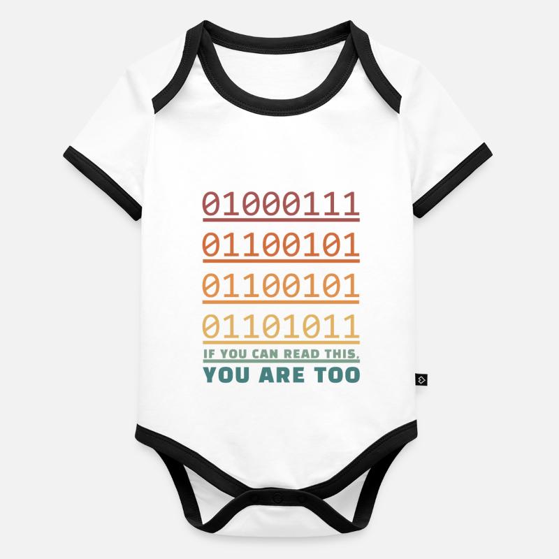 IT Geek, Accessoires PC Périphériques de stockage Evolution Body Bébé bio contrasté manches courtes