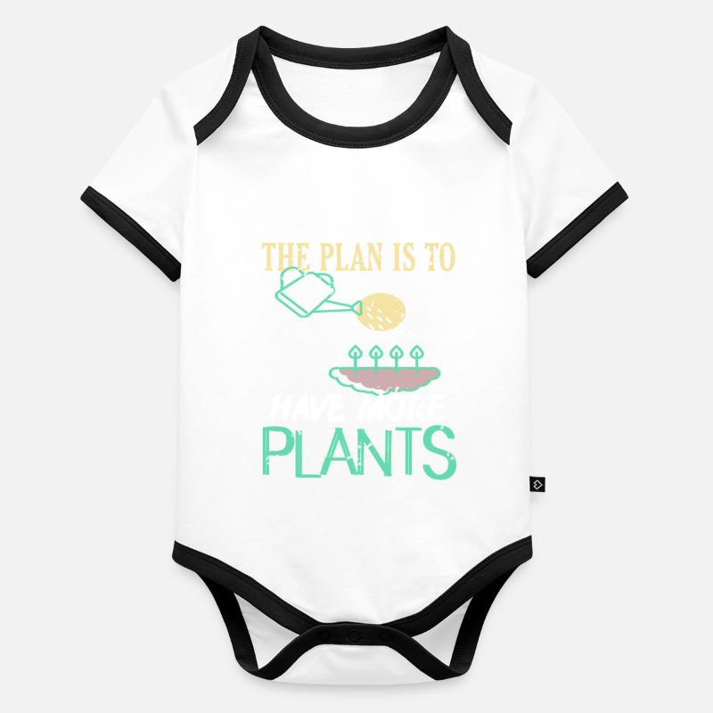 Le plan est d’avoir plus de plantes devis Body Bébé bio contrasté manches courtes