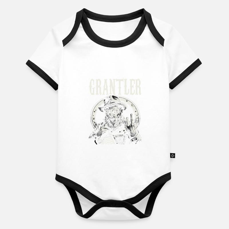 Grantler Grumpy Bavarian dialects Bavaria Organic Baby Contrasting Bodysuit