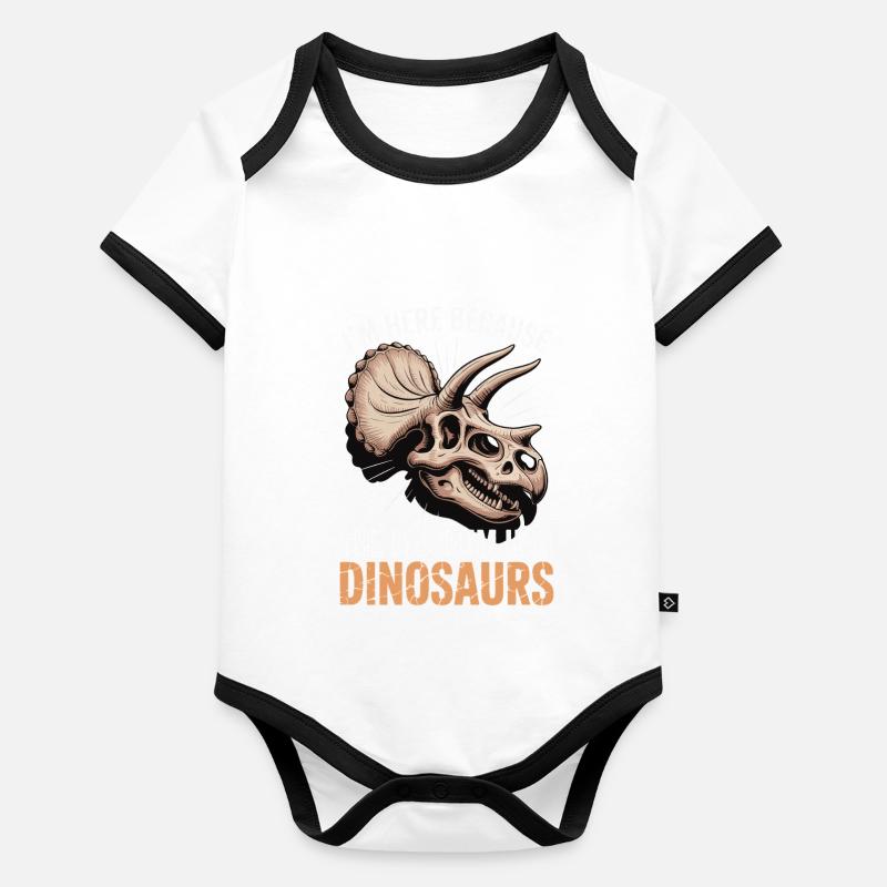 Museum Organic Baby Contrasting Bodysuit