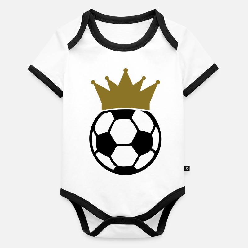 fussball_krone_f2 Baby Bio-Kurzarm-Kontrastbody