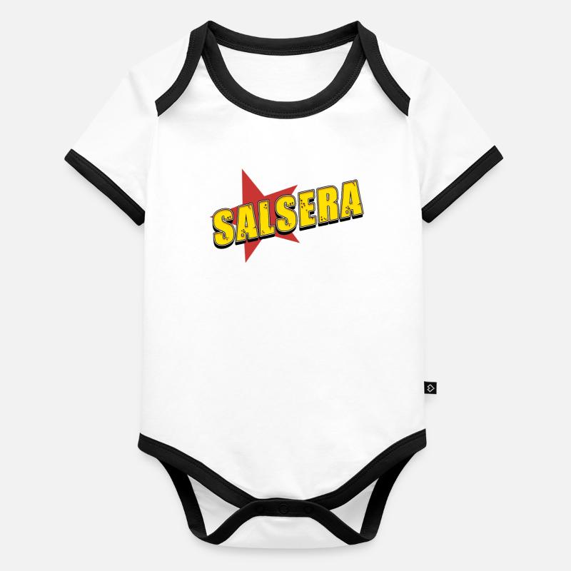 salsa Body Bébé bio contrasté manches courtes