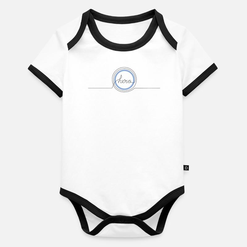 Diabetic hero Organic Baby Contrasting Bodysuit